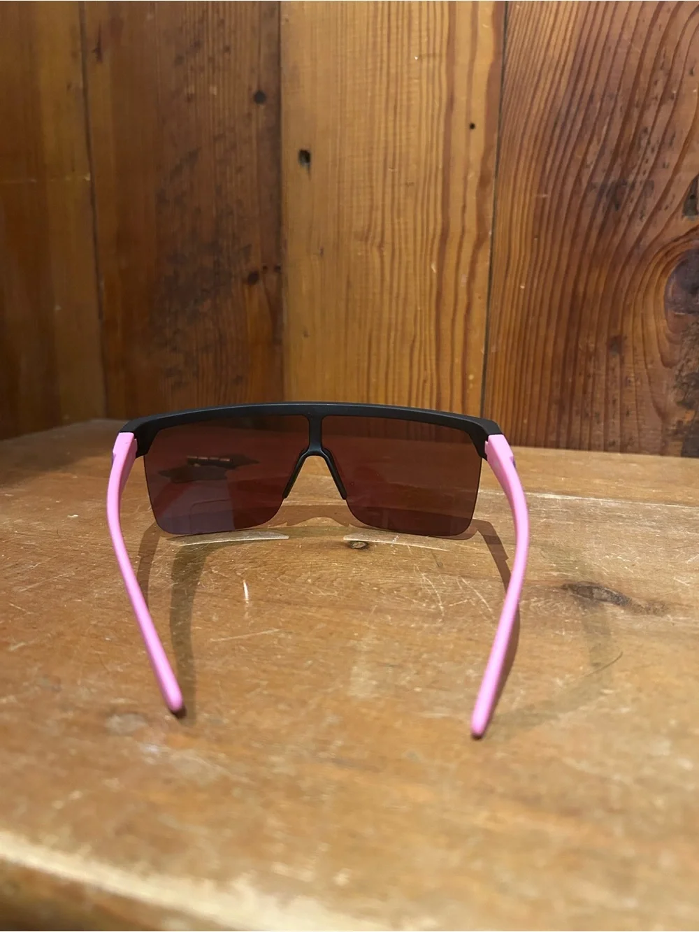 Spy Flynn 5050 Pink and Black Shield Sunglasses